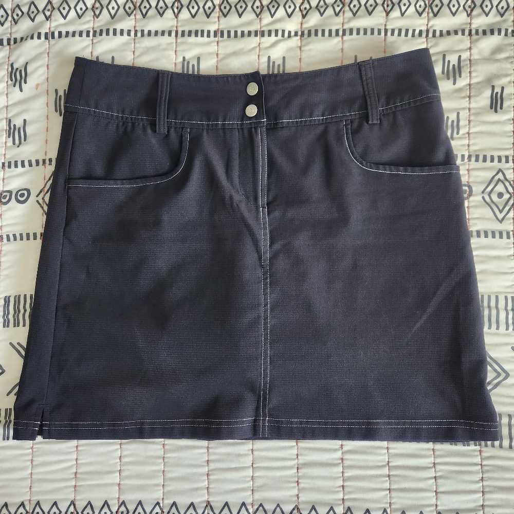 Adidas Black Climalite Golf Skort 6